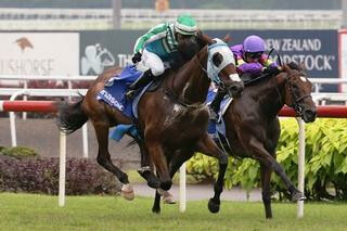 Infantry (NZ) Completes Singapore Derby-Kranji Mile Double. Photo: Singapore Turf Club